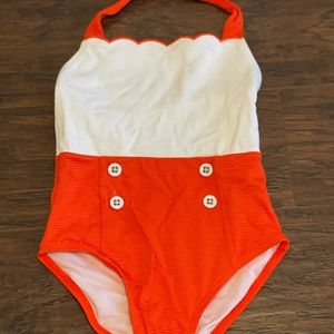 Janie and Jack Santorini Sunset 4T Swimsuit